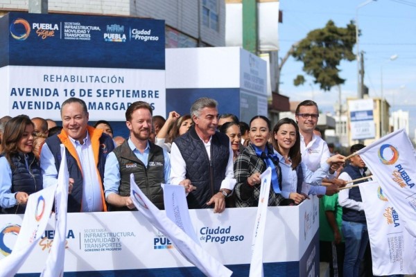 Tony Gali y Luis Banck inician la rehabilitación de avenida Margaritas y 16 de Septiembre