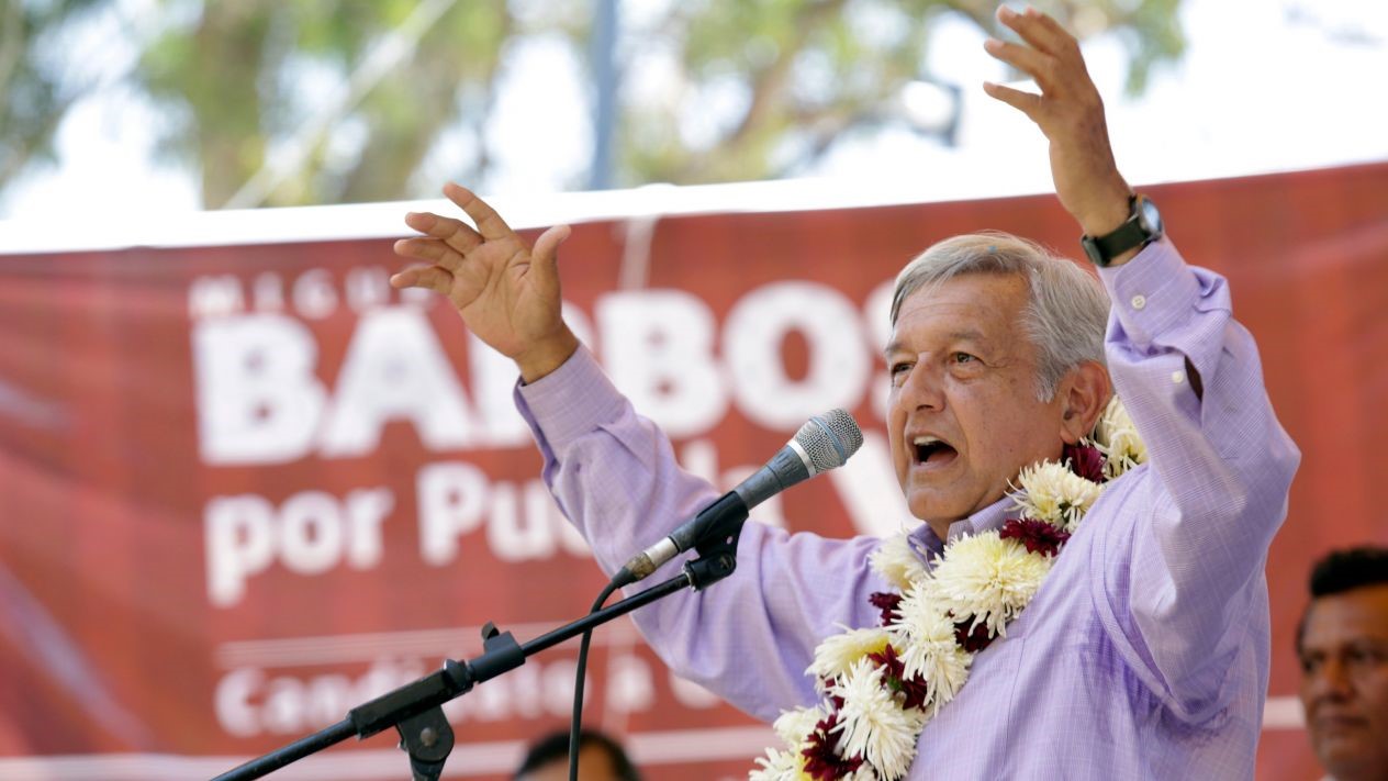Voto diferenciado en Puebla, es darle un voto a Moreno Valle: AMLO