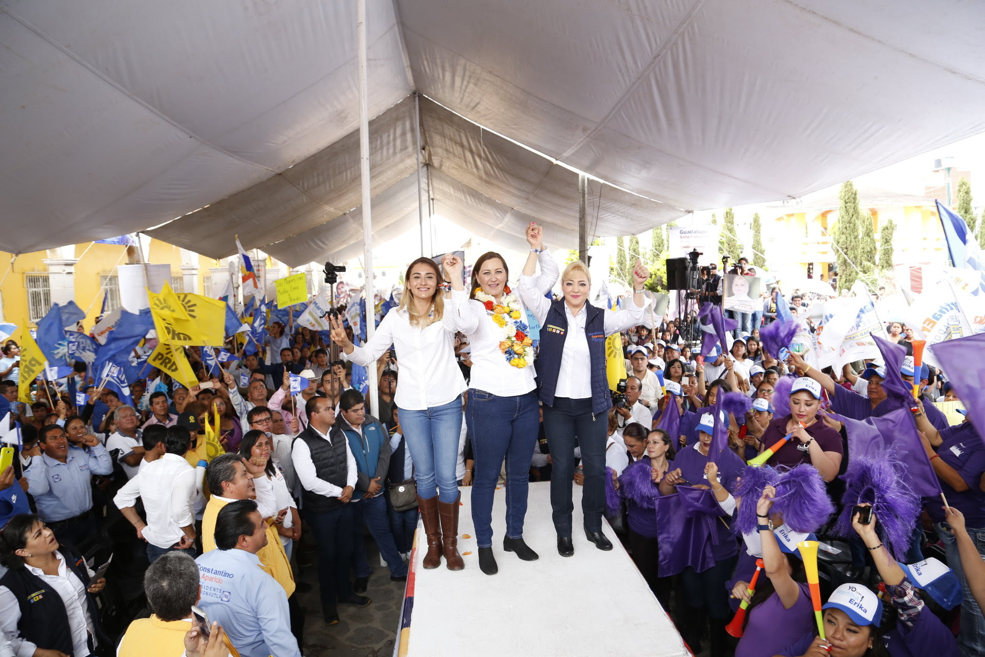 Vamos a ganar esta elección porque hemos hecho una campaña de propuestas y cercana a la gente: Martha Erika