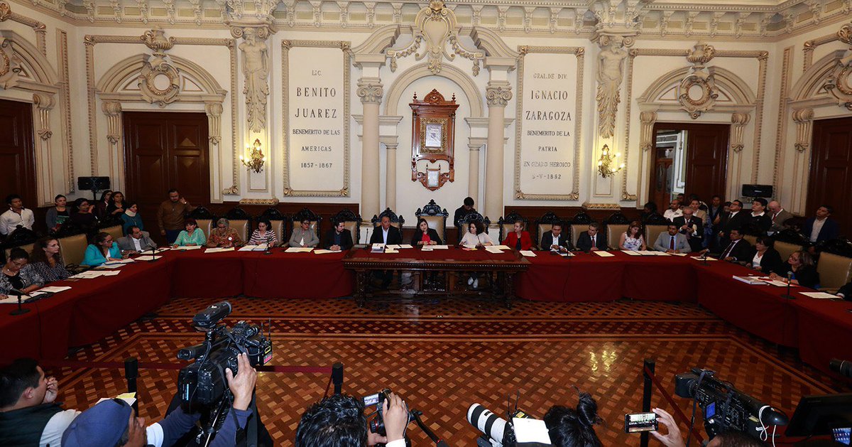 Debate en Cabildo de Puebla  por la premura para aprobar Ley de Ingresos 2019