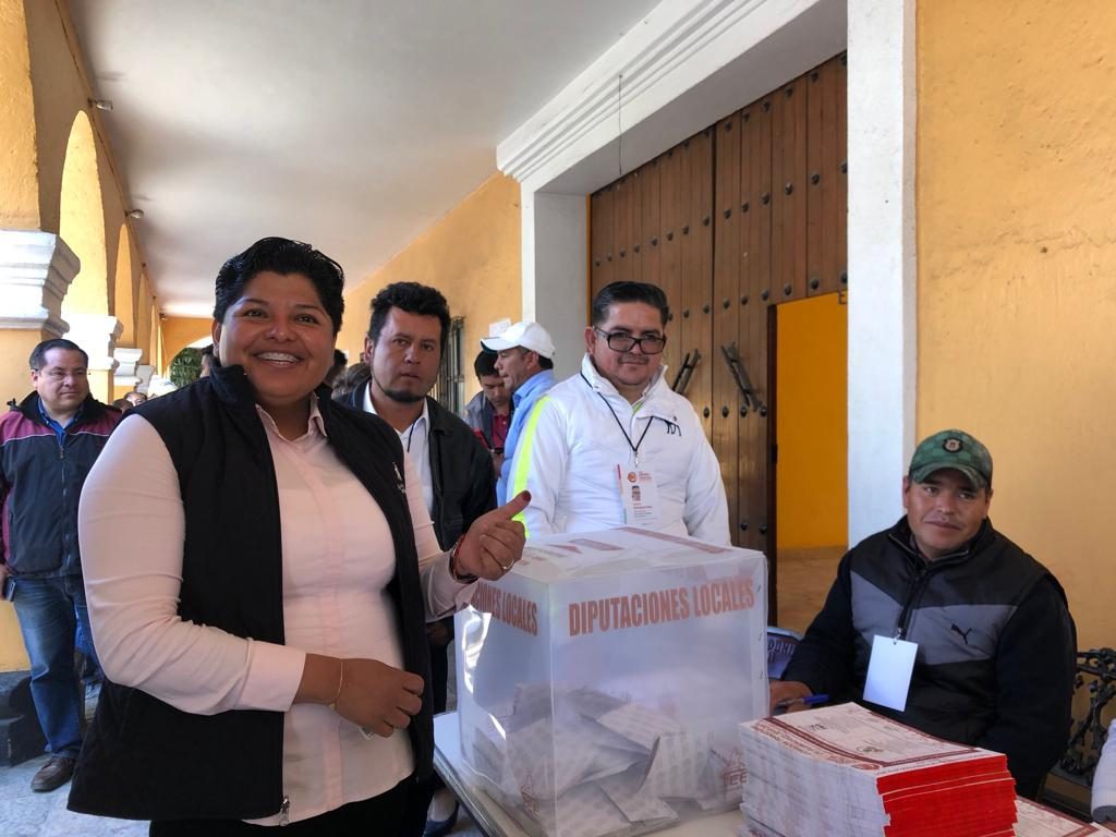 Karina Pérez Popoca, imagen tomada de twitter