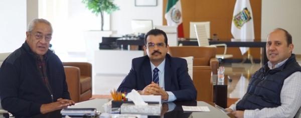 El gobernador, Guillermo Pacheco Pulido se reunió con Joaquín Rubio, Vocal Ejecutivo del INE