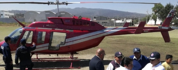 Con helicóptero bomba se combaten incendios forestales: SGG