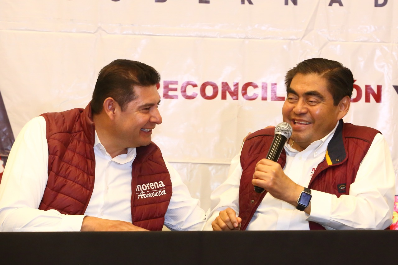 Miguel Barbosa y Alejandro Armenta acuerdan unidad, diálogo permanente y participación en las campañas
