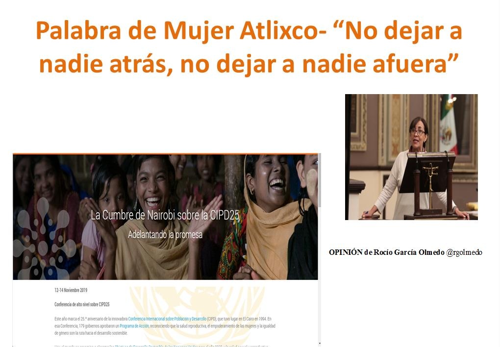 Palabra de Mujer Atlixco- “No dejar a nadie atrás, no dejar a nadie afuera”