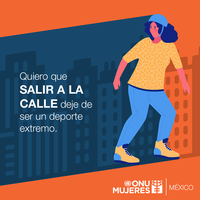 Quiero sentirme segura al salir a las calles