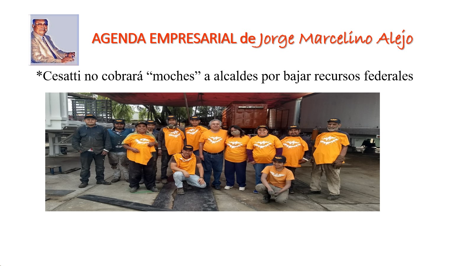AGENDA EMPRESARIAL de Jorge Marcelino Alejo