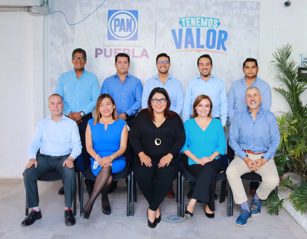 Genoveva Huerta reestructura al PAN Puebla y se encamina a la reelección