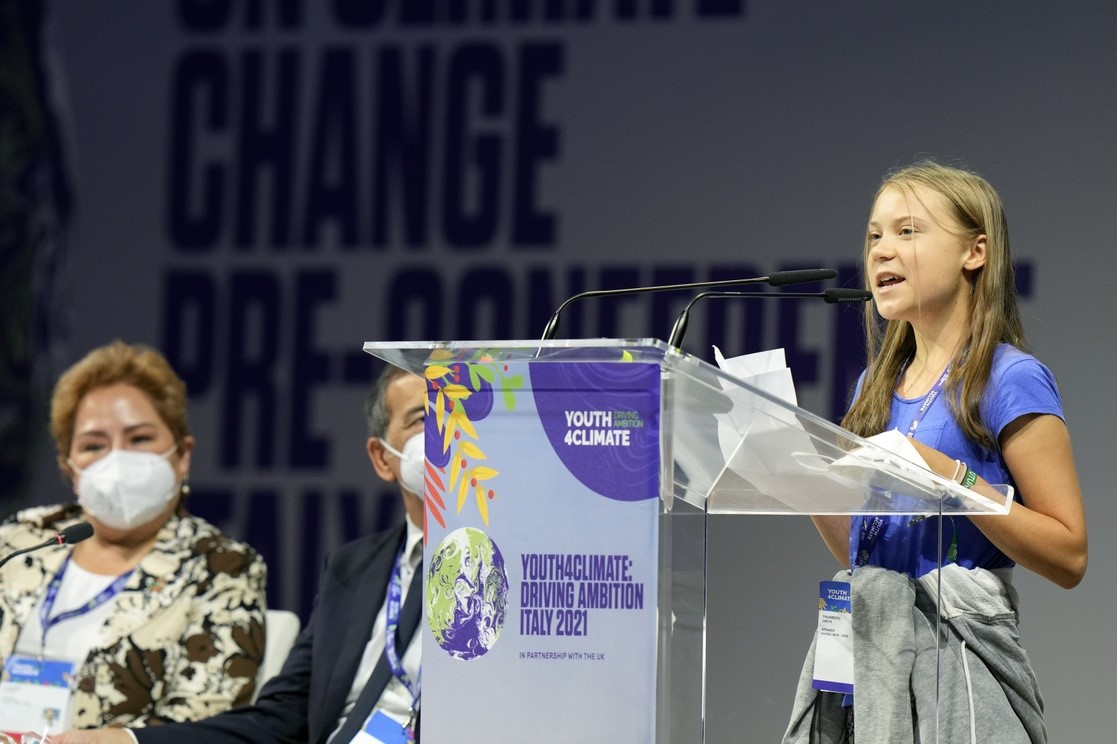 «Van 30 años de bla, bla, bla…» sobre cambio climático, la activista Greta Thunberg en el foro Youth4Climate