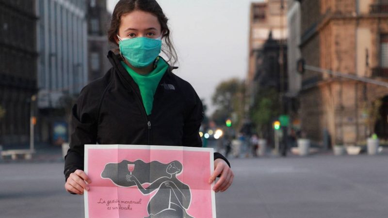 Mujeres en México luchan para que la menstruación deje de ser tabú