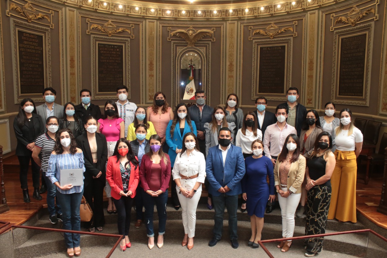 Gabriela Bonilla presidenta del Voluntariado de la LXI Legislatura, presenta avances de su plan de trabajo