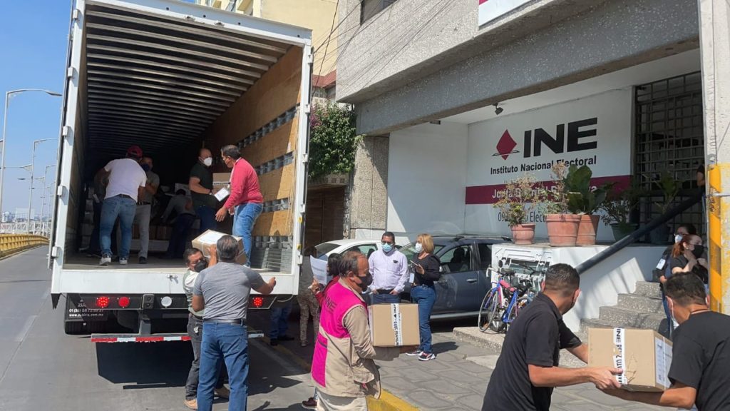 papelería electoral para la Consulta de Revocación de Mandato