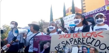 Voz de los desaparecidos en Puebla, exigen justicia por los feminicidios y por las desaparecidas este 8 de Marzo