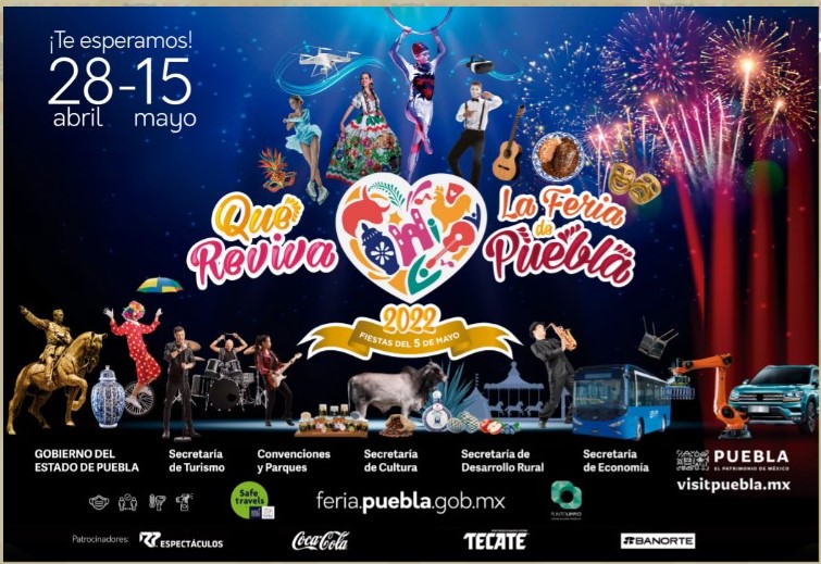 Feria de Puebla 2022 garantiza seguridad y medidas sanitarias para sus visitantes