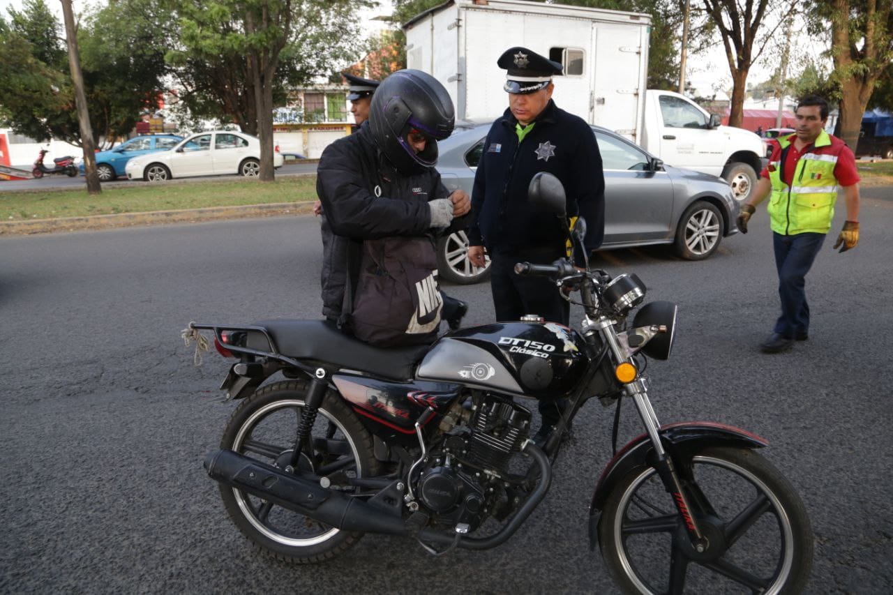 Han retirado de circulación 566 unidades irregulares con el programa «moto segura» en Puebla Capital