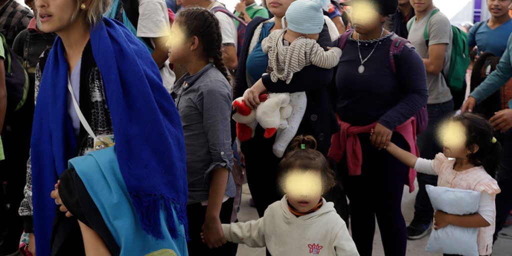caravana-migrante-frontera con Guatemala -archivo 2018