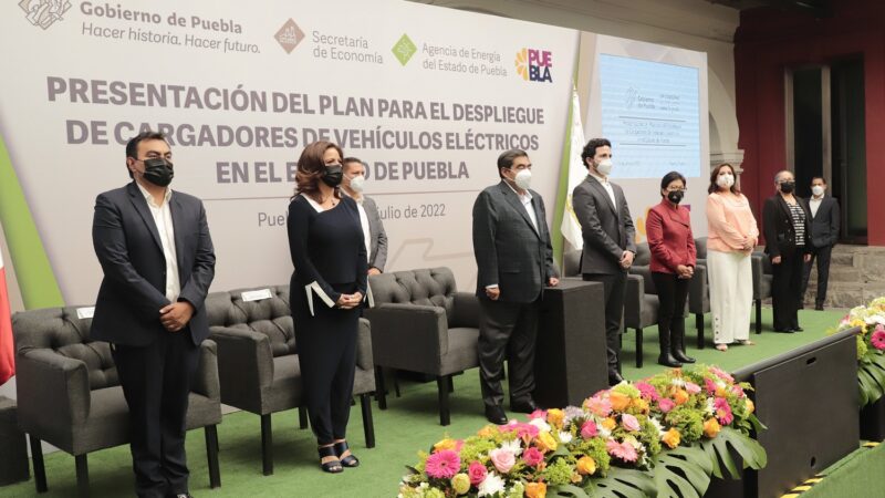 Anuncian Plan para desplegar cargadores para Vehículos Eléctricos y consoliden a Puebla como un nodo de electro movilidad