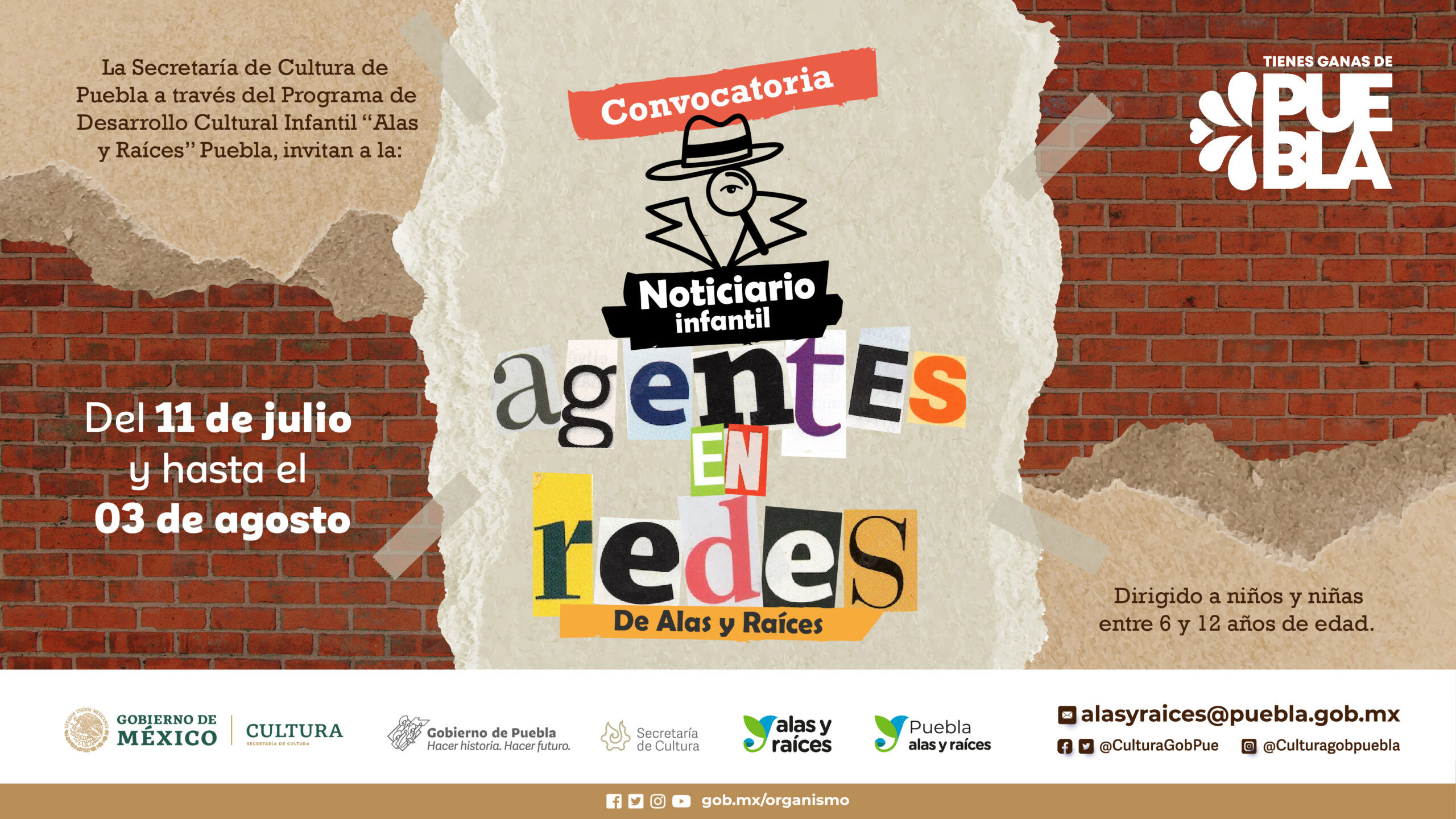 Realizarán audiciones para noticiario infantil “Agentes en redes” en Puebla