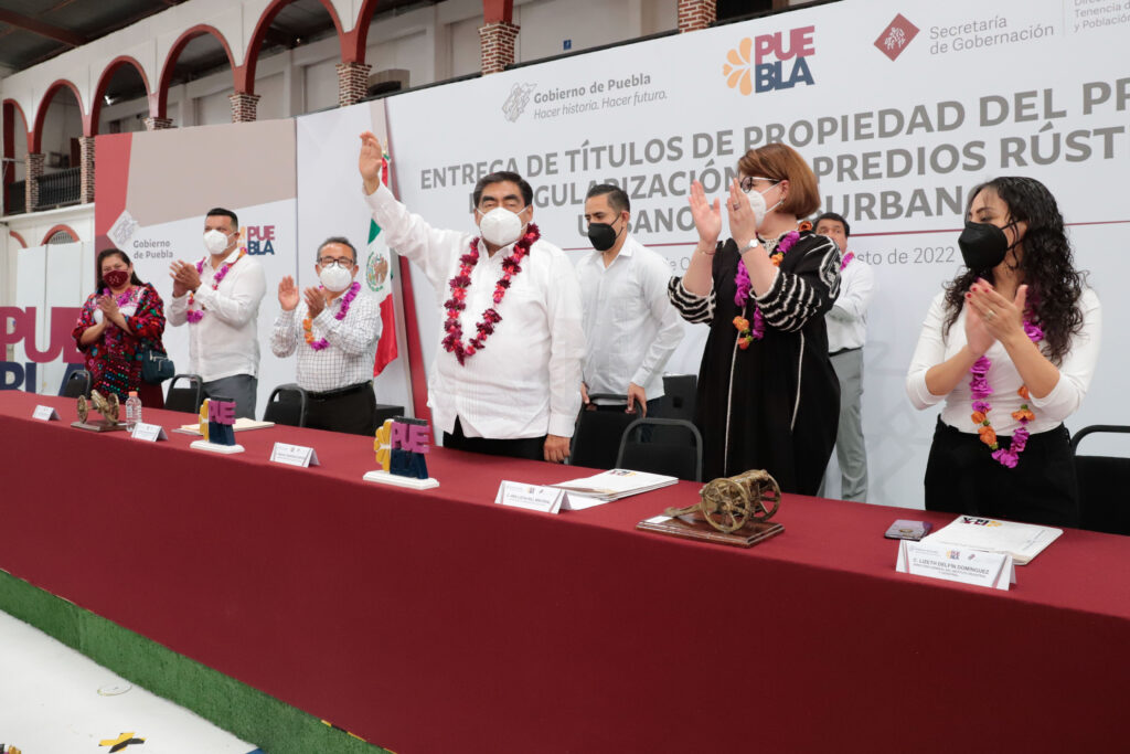 PROGRAMA DE REGULARIZACIÓN DE PREDIOS, UNA POLÍTICA DE IMPACTO TRANSEXENAL: MIGUEL BARBOSA 