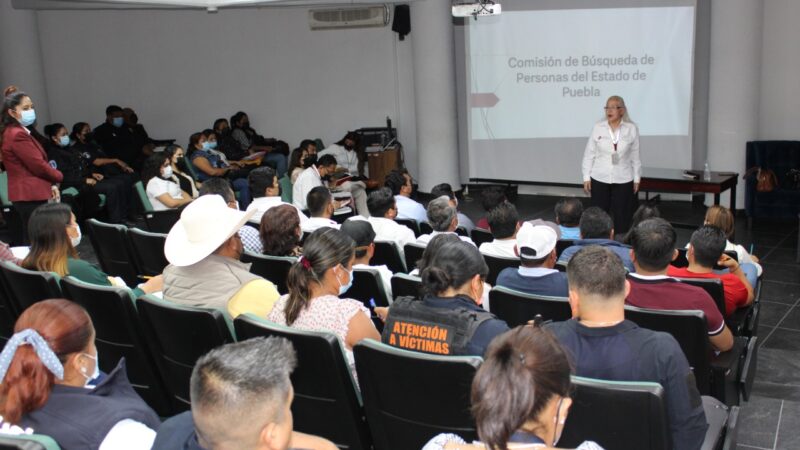 Realizan Comisión de Búsqueda y Dirección General de Gobierno acciones de prevención en Ajalpan y Tehuacán