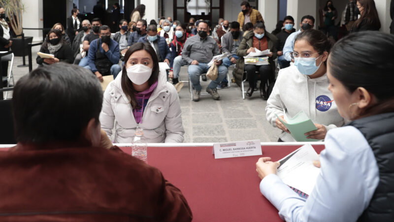 Estudiantes poblanas van a la NASA al International Air Space Program, acudieron al “MARTES CIUDADANO” con el gobernador Barbosa