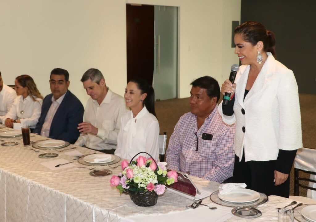 OLIVIA SALOMÓN en la Intensa jornada encabezó Claudia Sheinbaum en Puebla