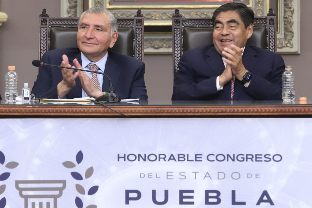 El secretario de Gobernación, Adán Augusto, destacó que Puebla ha recuperado la seguridad gracias a Barbosa Huerta  