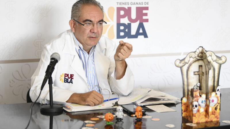 Estiman para noviembre y diciembre sexta ola de Covid-19 en Puebla: Salud