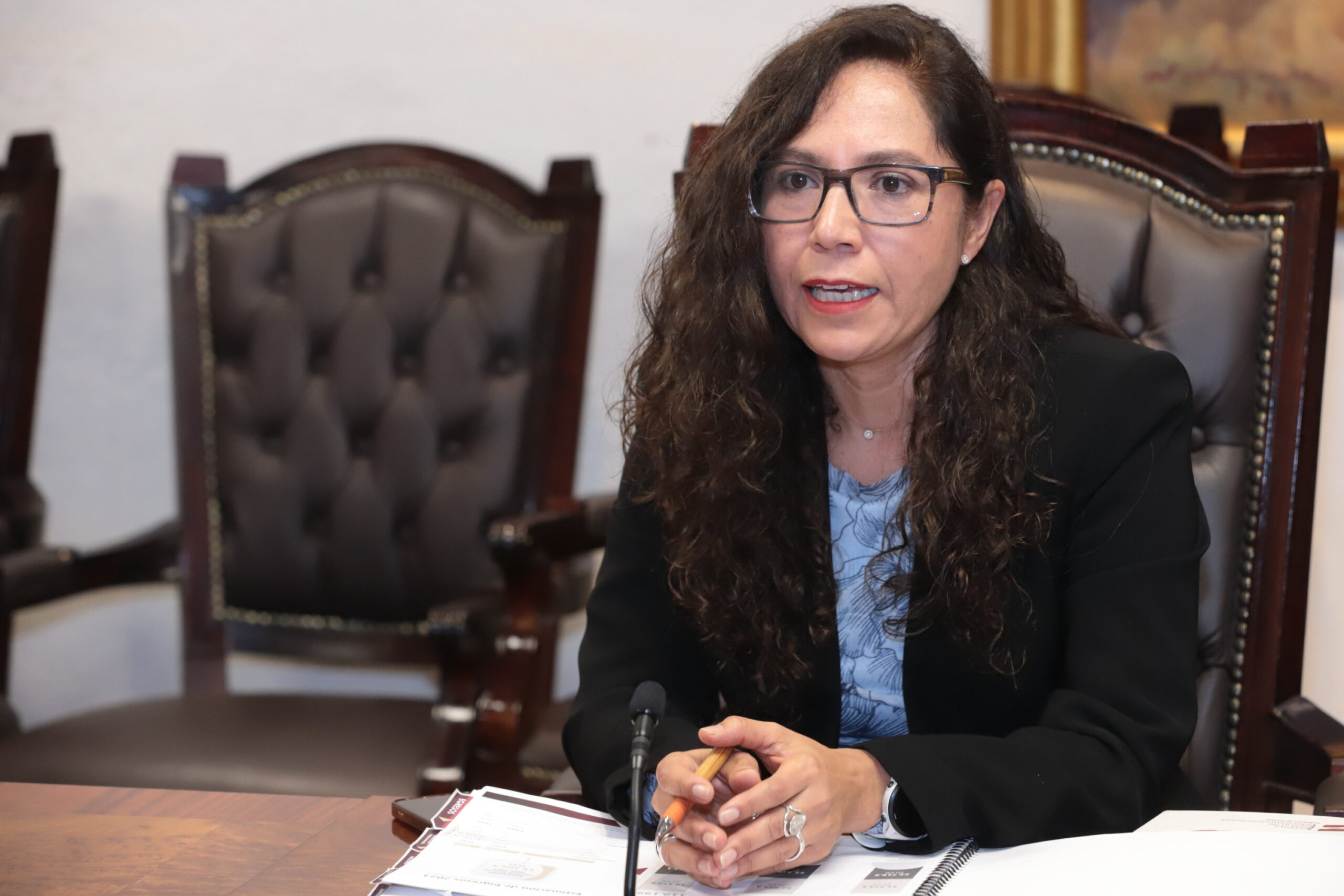 Avala Sergio Salomón que la secretaria de Finanzas Teresa Castro comparezca en el Congreso para aclarar hoyo financiero