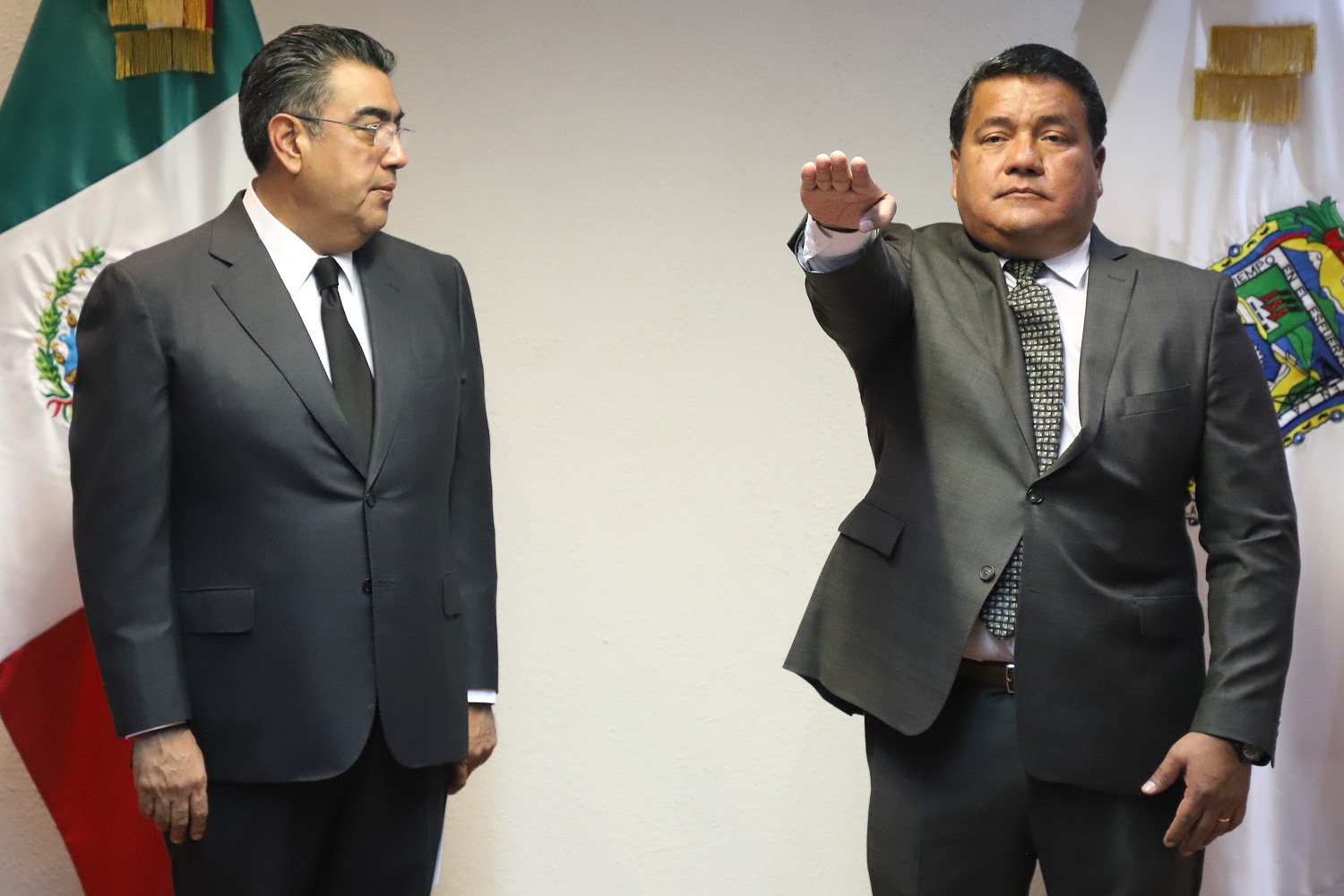 Designa Gobernador Céspedes Peregrina a Julio Huerta como secretario de GOBERNACIÓN