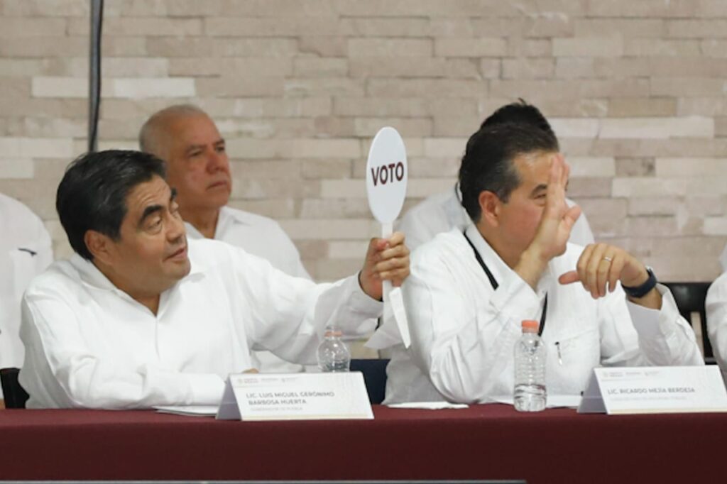 Miguel Barbosa participa en laSesión Nacional del Consejo de Seguridad