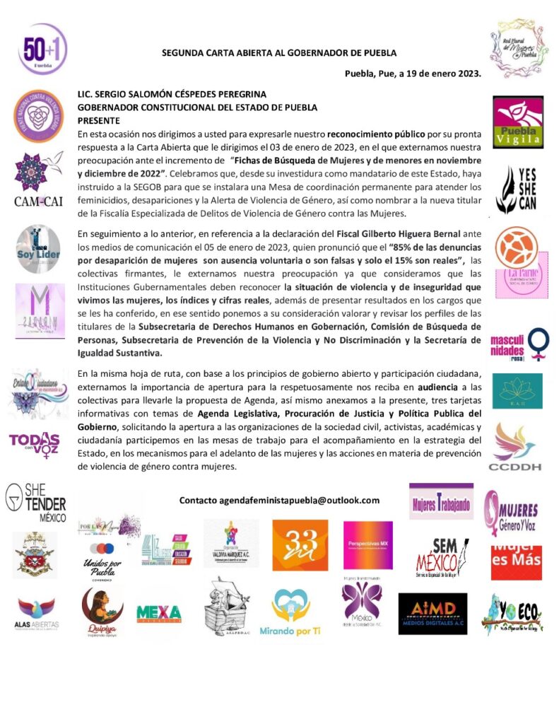 2da CARTA AL GOBERNADOR