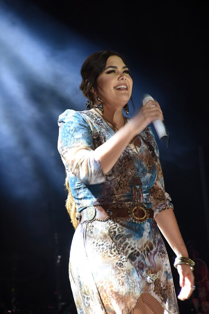 Yuridia en un concierto en Puebla, en 2018. Gobierno Cholula - https://www.flickr.com/photos/gobiernocholula/44004091954/