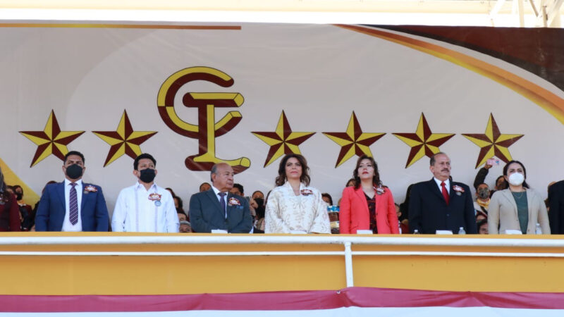 «Construyamos juntos el futuro de Puebla»: Olivia Salomón acudió al 66 Aniversario de la fundación del CENHCH