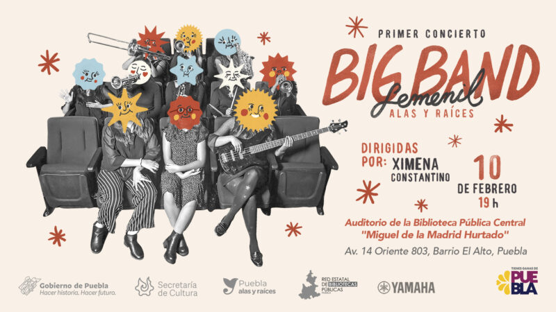 Realizará Cultura primer concierto de la Big Band Femenil “Alas y Raíces”