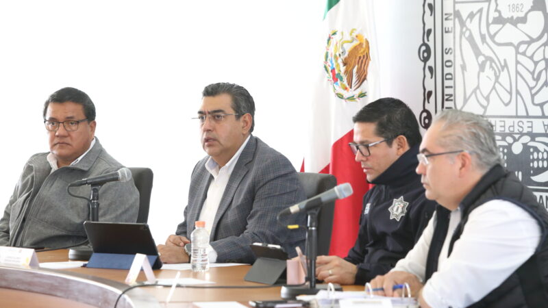 Puebla, sede del convenio nacional 2023 del Fondo de Aportación para Seguridad, anuncia Sergio Salomón