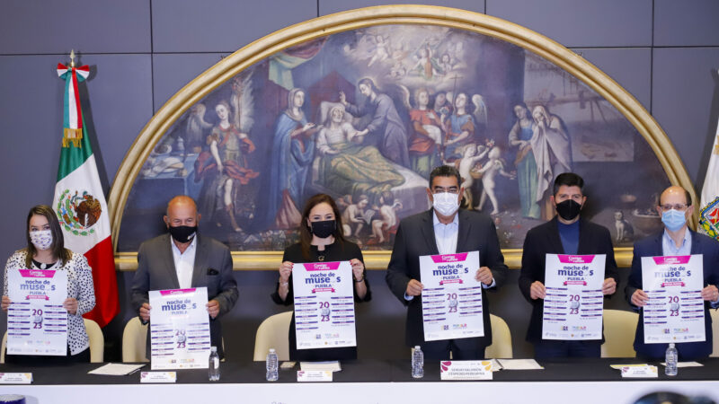 Presentan el programa de “Noche de Museos 2023” en Puebla