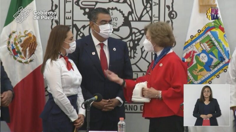 Inician Sergio Céspedes y Gaby Bonilla Colecta Nacional Cruz Roja en Puebla