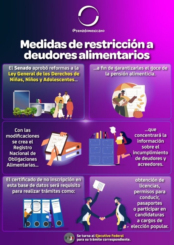 RESTRICCIONES PARA DEUDORES ALIMENTARIOS EN MÉXICO