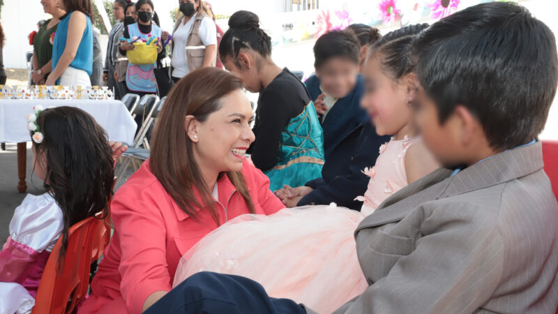 Con acciones de corazón se atiende a niñas, niños y adolescentes: Gaby Bonilla
