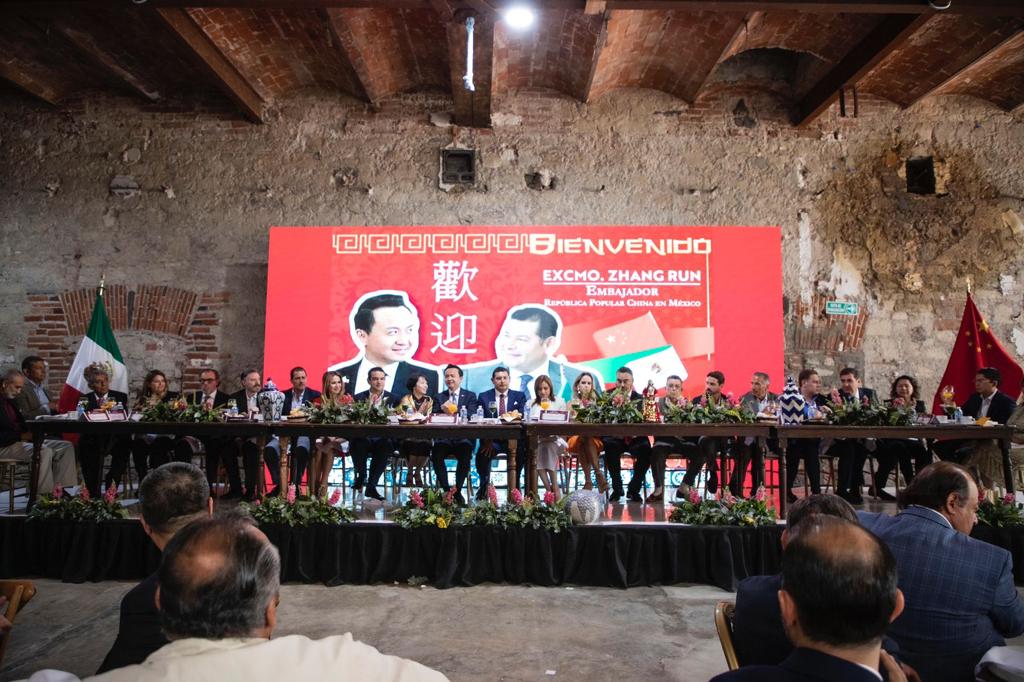 Senador Alejandro Armenta fortalece relaciones económicas y empresariales de Puebla con Alemania y China 