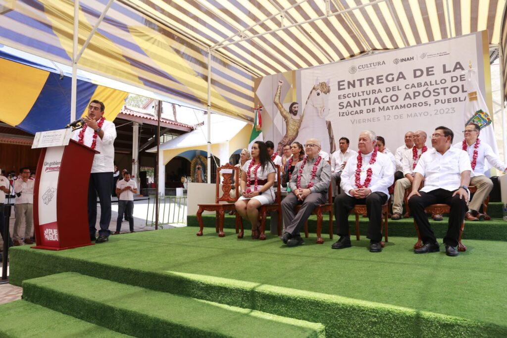 Comprometido en finalizar restauración de inmuebles históricos afectados por sismos en Puebla: Sergio Salomón