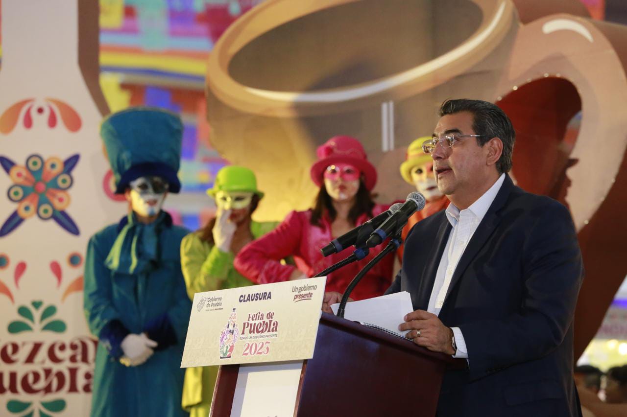 Clausura Sergio Salomón Feria de Puebla 2023: “Fortaleció núcleo social y lazos familiares»