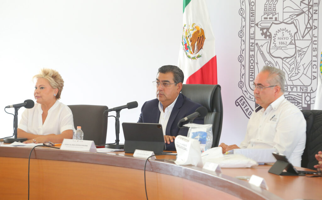 Puebla preparada ante actividad del Popocatépetl: Sergio Salomón; más de 56 mil personas ser evacuados a 205 albergues