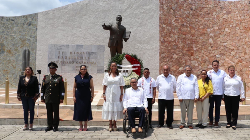 Preserva gobierno de Puebla legado democrático de Venustiano Carranza