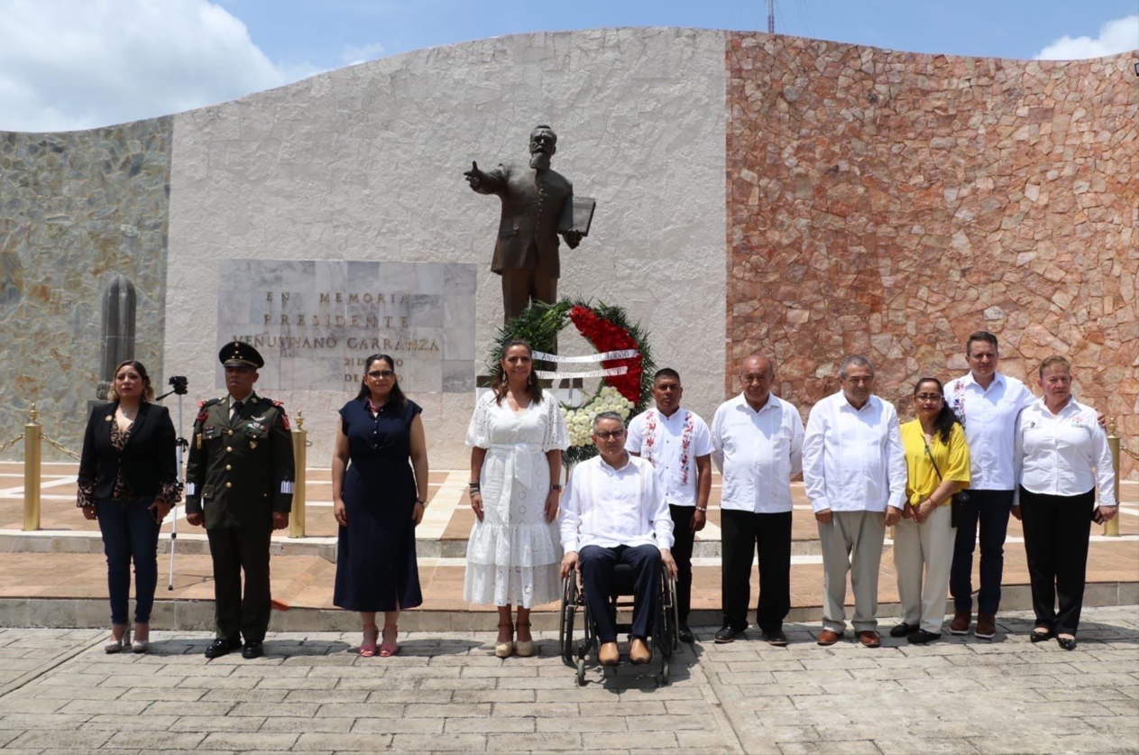Preserva gobierno de Puebla legado democrático de Venustiano Carranza