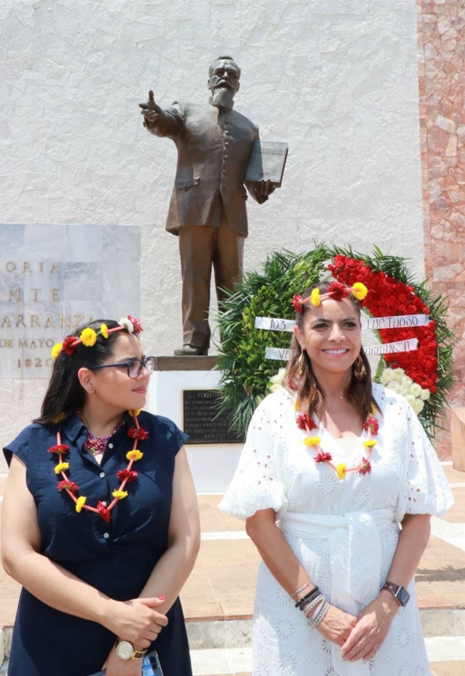 Preserva gobierno de Puebla legado democrático de Venustiano Carranza: Olivia Salomón 