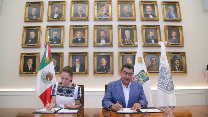 Puebla y Ciudad de México unidos para progresar juntos: Sergio Salomón