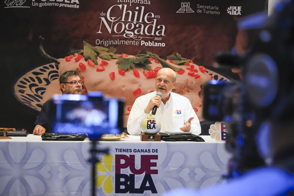 Promueve la temporada de Chiles en Nogada en Tlaxcala