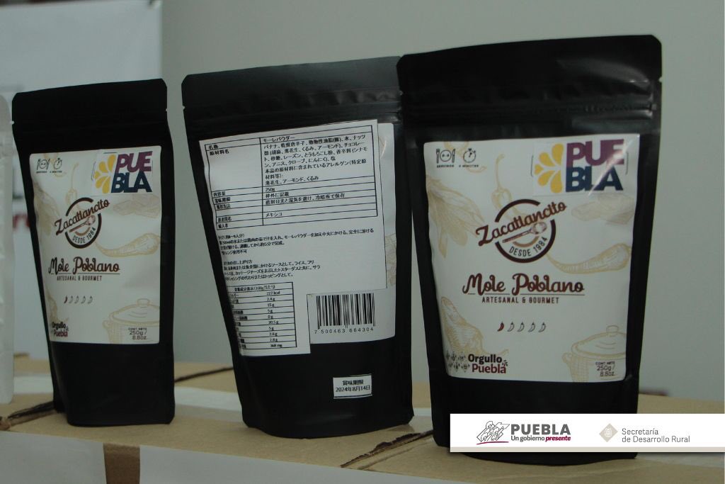 Logran productores poblanos la exportación de mole a Japón: SDR